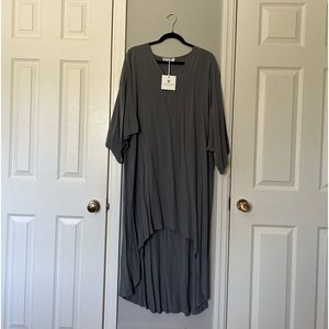 Cobblestone Living Carlotta Kaftan Slate Grey long one size women’s